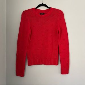 Lucky Brand Red Knit Thick Sweater Size XS